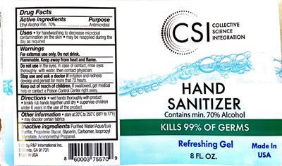 Csi 8oz Label (Csi 8oz Label)